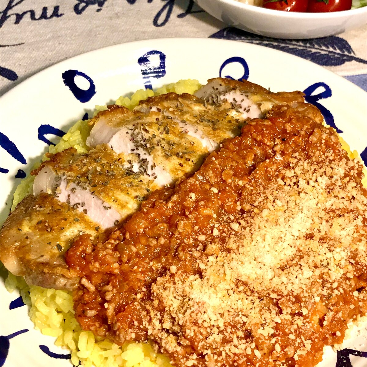 カレッジライスって何 ポークピカタ丼 レシピ 作り方 By Jet君 楽天レシピ